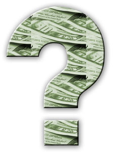money question mark